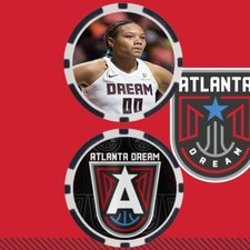 Naz Hillmon - Atlanta Dream - WNBA Collectable Poker Chip