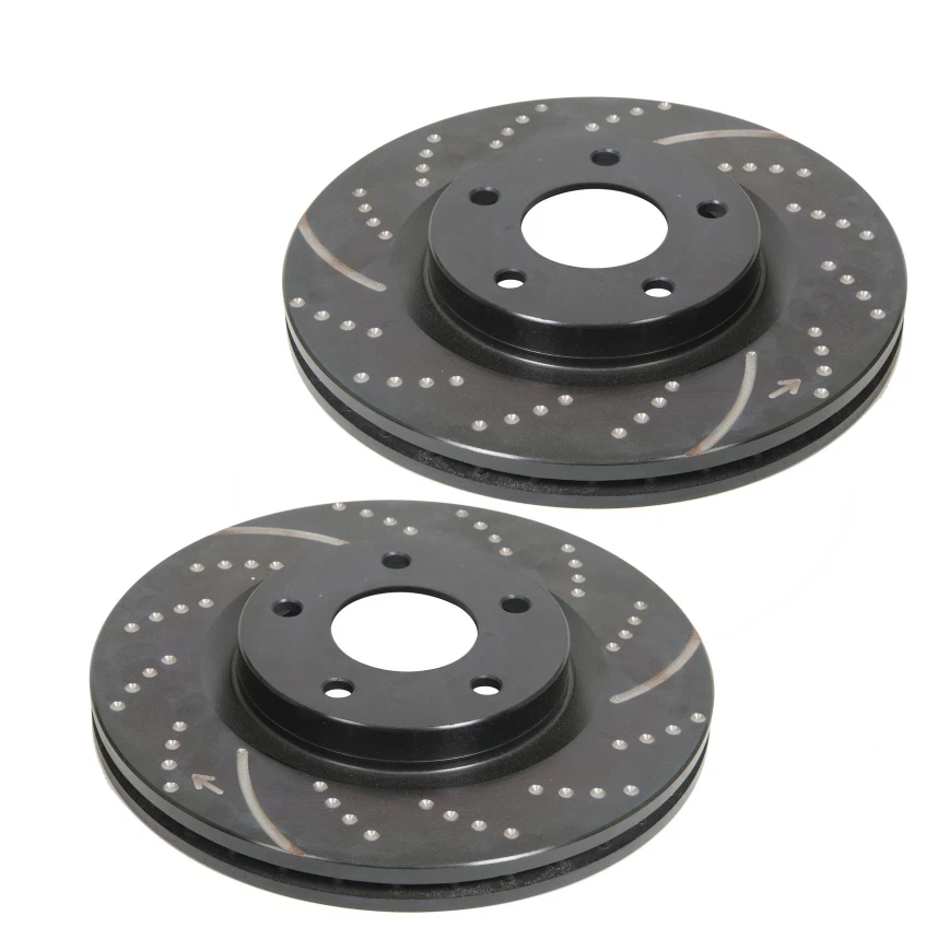 EBC GD7179 Sport Slotted & Dimpled Rear Brake Rotors for 2004-2011 Ford F-150 - Image 2 of 4