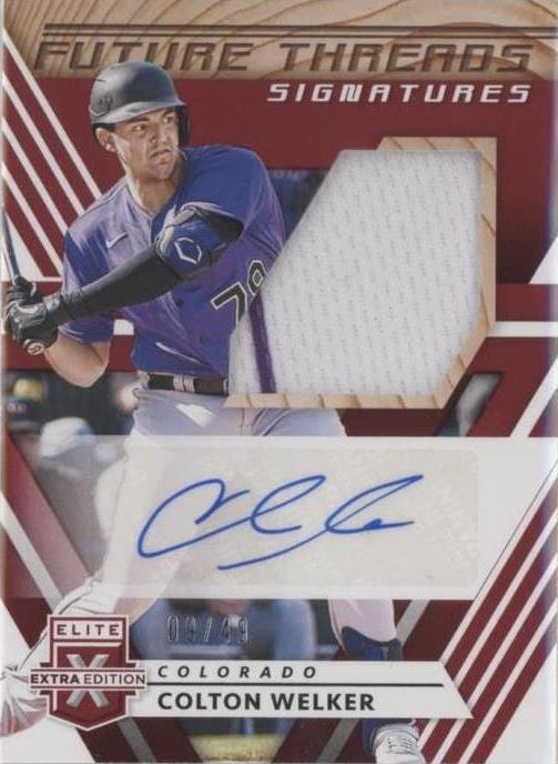 2020 Panini Elite Extra Edition - Colton Welker #FTS-CW - 1 of 1