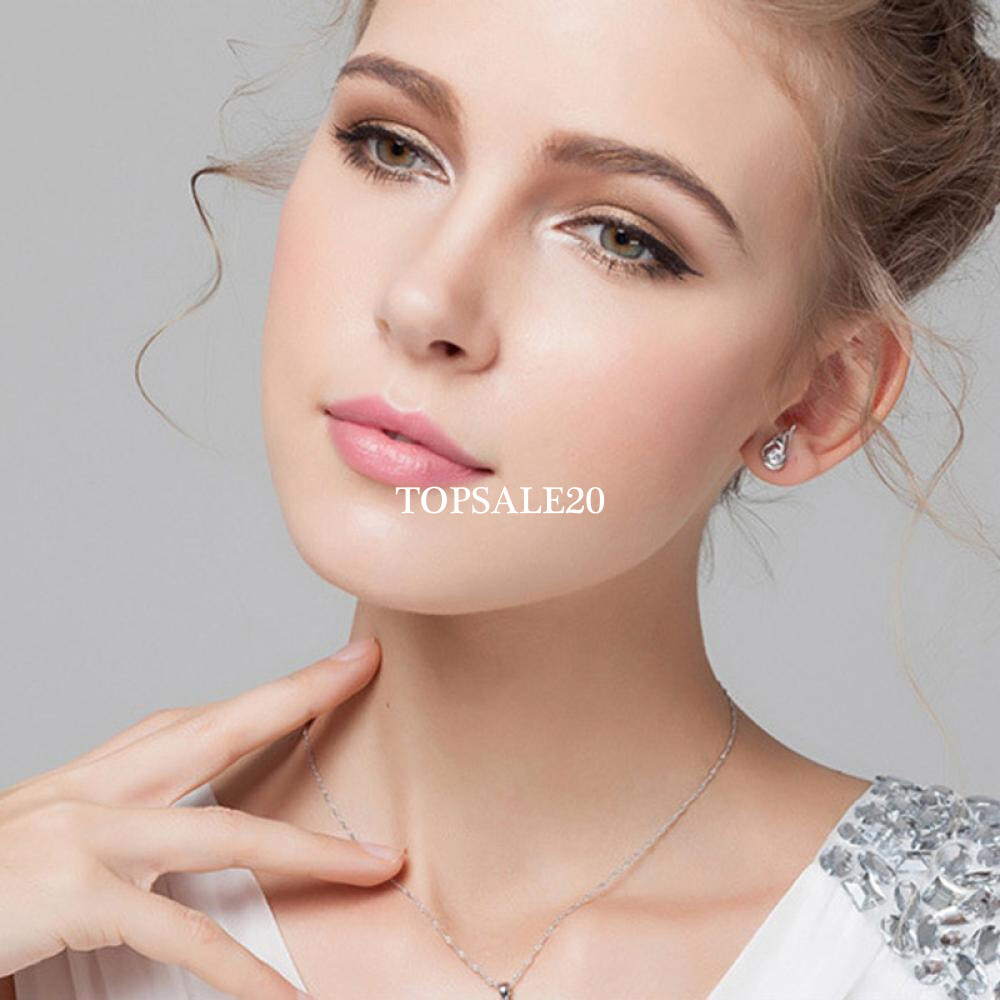 925 Sterling Silver Rhinestone Crystal Ear Stud Earrings eBay