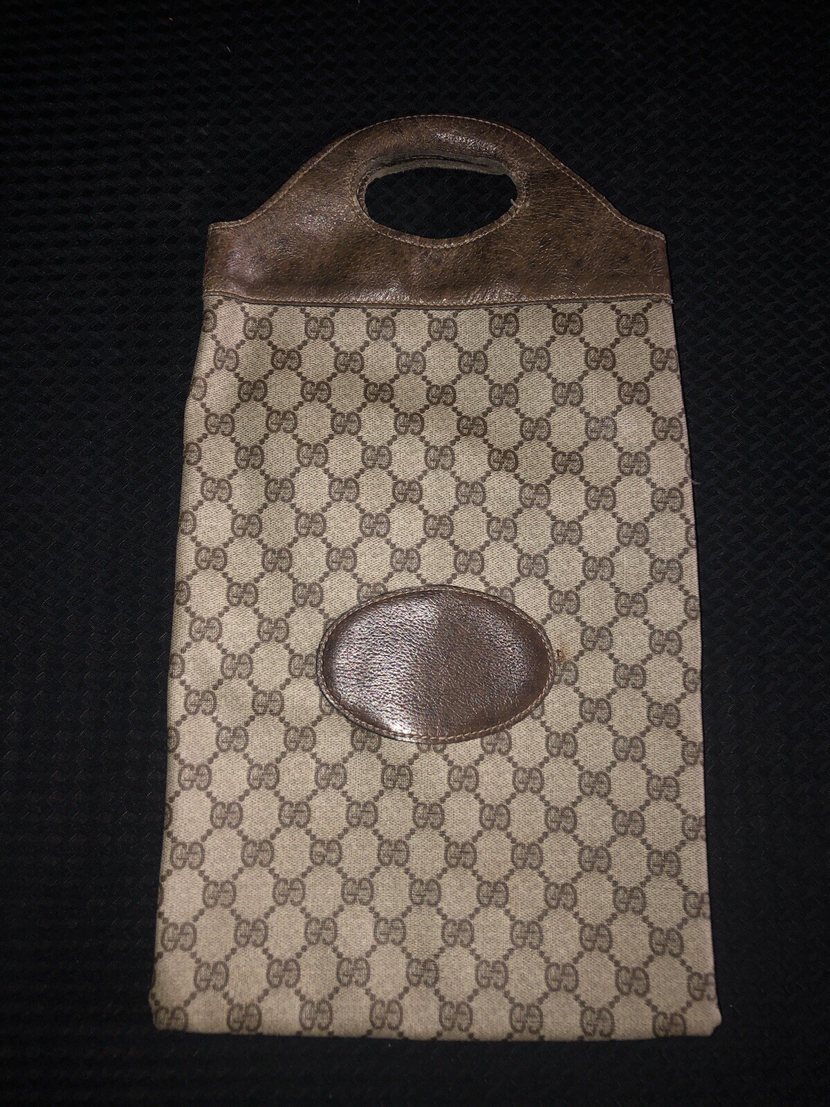 Vintage Gucci Leather Tote Bag Timeless Designer Handbag