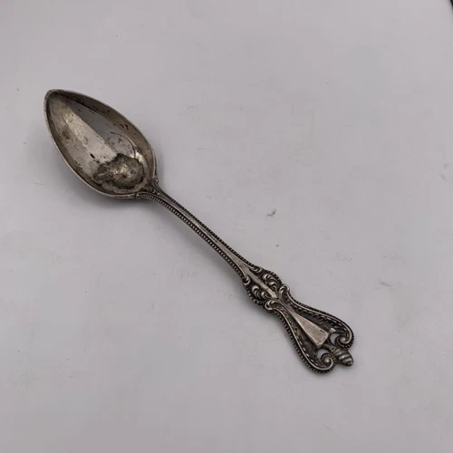Antique Sterling Silver Old Colonial Teaspoon Soup Spoon By Towle Silversmith's