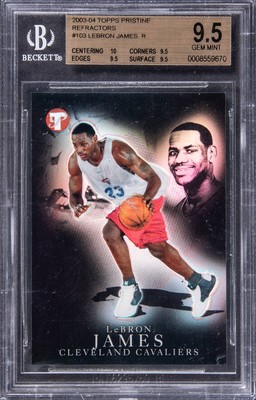 2003-04 Topps Pristine Refractor Lebron James #103 RC Rookie /149 