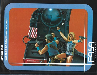 FASA Spring 1987 Catalog of Games and Books-Great Graphics