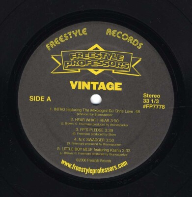 Freestyle Professors - Vintage '06 EP US ORG!EX/EX | eBay