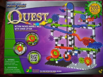 Techno Gears Marble Mania QUEST with Chain Lifter, 200+ Pieces, complete