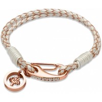 Brand Unique Jewelry Ladies Pvd Rose Plating Leather Bracelet B253pe/19cm Brand Unique Jewelry Ladies Pvd Rose Plating Leather Bracelet B253pe/19cm