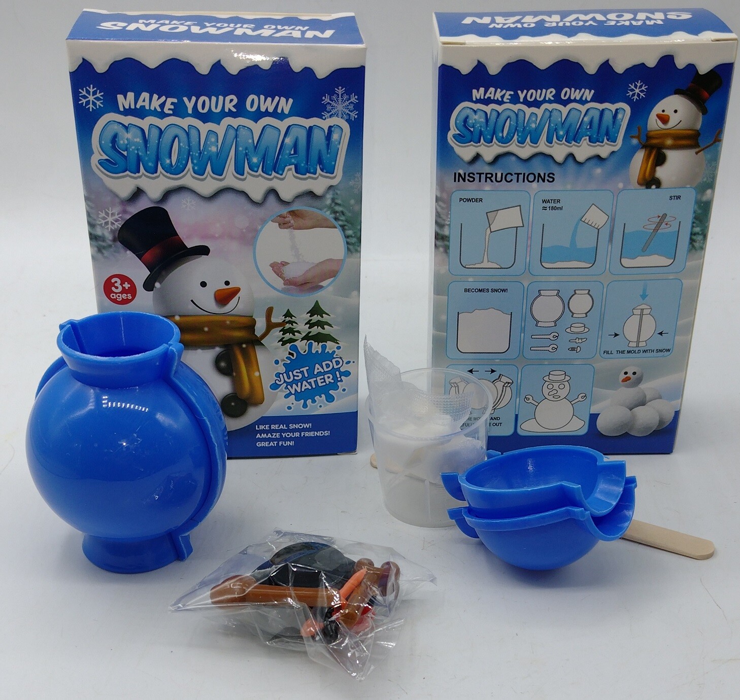 Instant Schneepulver Für Dekoration - Kunstschnee Zum Basteln & Spielen