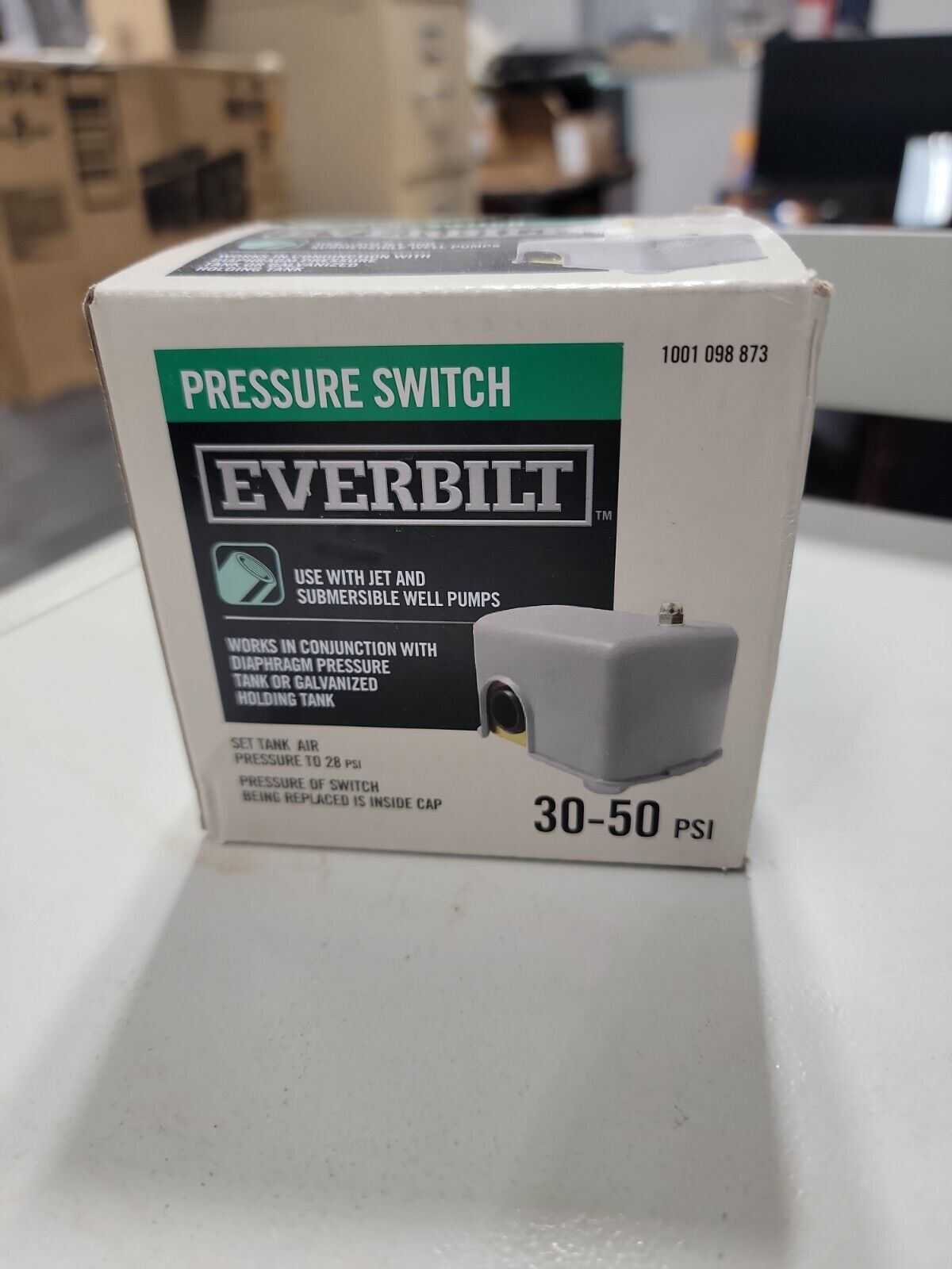 Everbilt Interrupteur à pression avec coupure Lo, 30-50