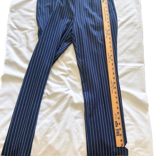 Chicos Anzug Damen Jacke Hose Gr. 2 Hose 2R Navy Nadelstreifen - Bild 17 von 18