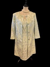 NWT 260 John Meyer Stunning Women  s 2 Piece Dress Suit W/Diamond Buttons Sz 12