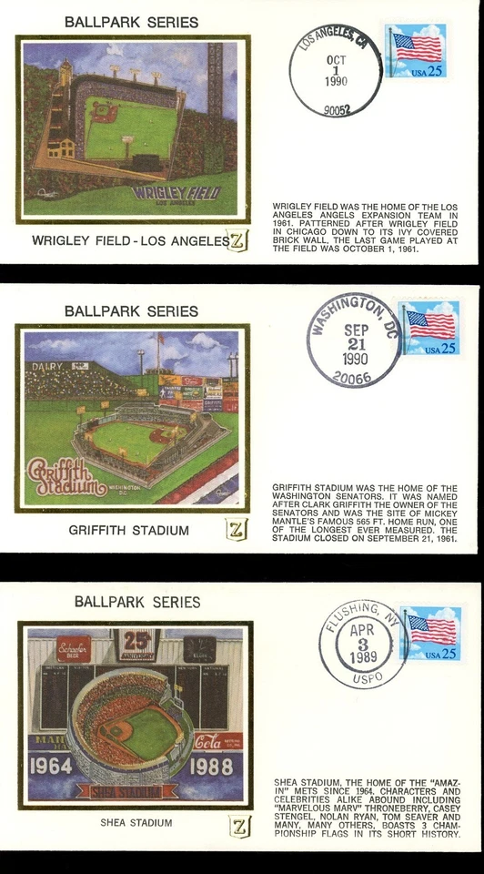 Lote de 29 pelotas de béisbol serie Park FDC Foto 4 de 4