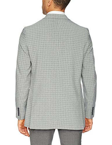 Abrigo deportivo Haggar para hombre rejilla pequeña elegante calce ajustado 2 botones ventilación lateral, talla 38S - Imagen 2 de 3