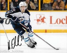 Winnipeg Jets Nikolaj Ehlers Autographed Signed 8x10 NHL Photo COA G