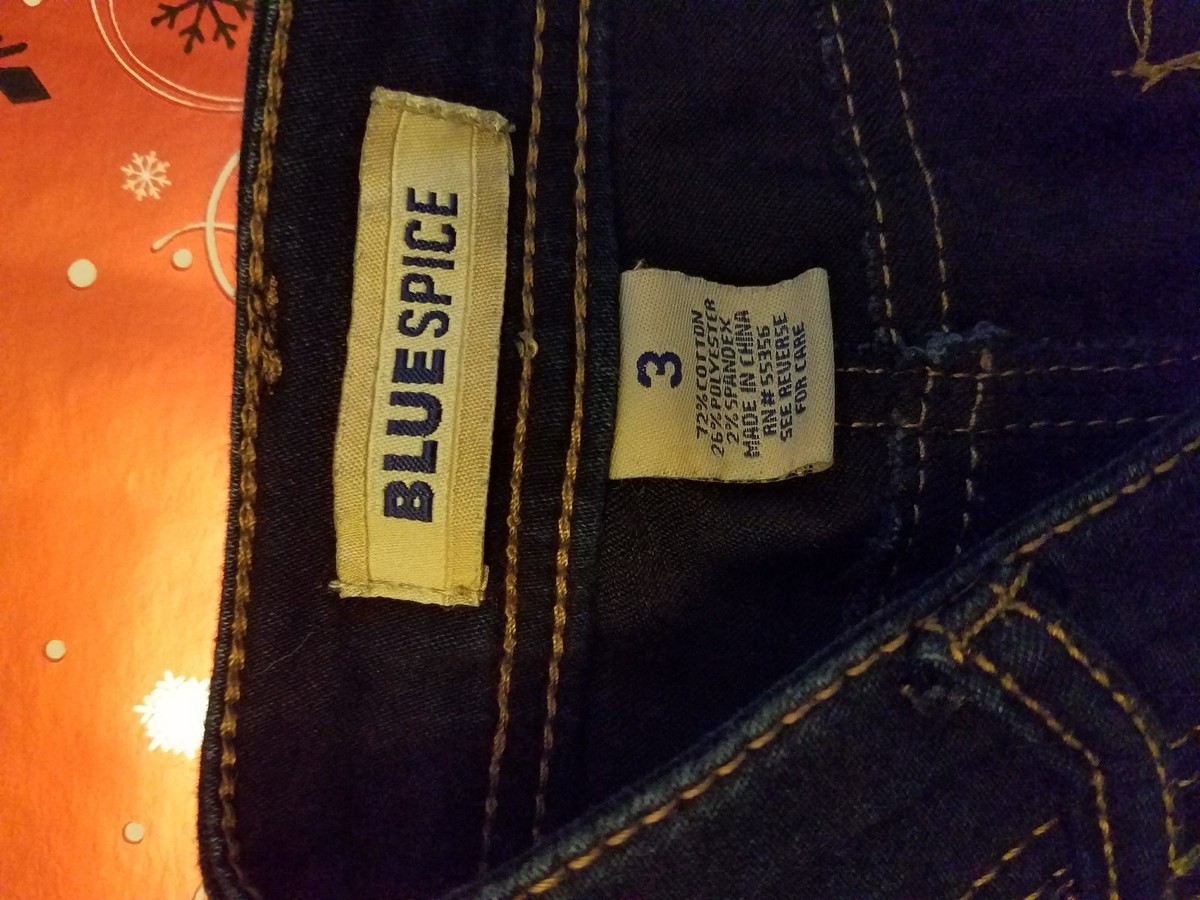 Jegging Blue Spice – Taille 3 – Coupe Ultra Basse – Foncé – Très Bon état