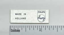 Philips Turntable Badge Logo Metal Custom Made