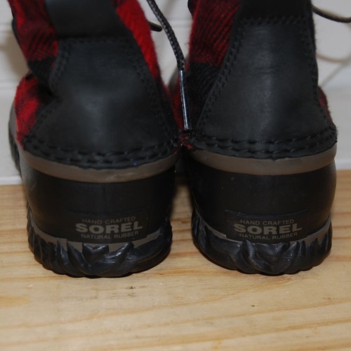 Mujeres Botas SOREL Talla 7 Tobillo Media Lluvia Nieve Pato Búfalo Cuadros NL2544-011 - Imagen 5 de 8
