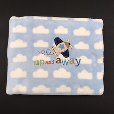 Circo Airplane Baby Blanket Up and Away Cloud Single Layer Plane Travel