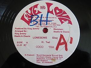 英12” Cocoa Tea / Admiral Tibet Lonesome Side / Reality Time LLD87 Live And Love /00250 Coco Tea* / Admiral Tibett* - Lonesome Side / Reality Time (12