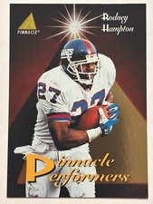 1994 Pinnacle #PP17 Rodney Hampton New York Giants Pinnacle Performers