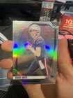 2024 Prizm Rookie Silver Drake Maye. BAD SURFACE DAMAGE/ Slightly Miscut
