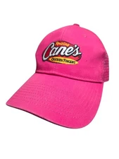 Raising Cane’s Chicken Fingers Pink Mesh Back Trucker Hat Licensed Baseball Cap
