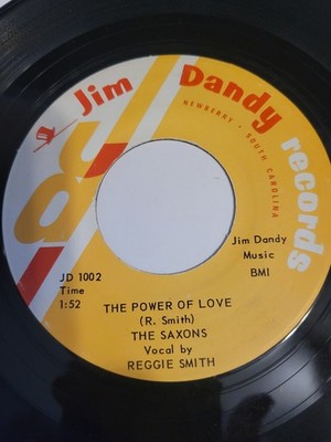 The Saxons - The Power of Love Jim Dandy Records 45 Doo Wop/Rockabilly