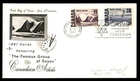 Mayfairstamps Canada FDC 1967 dual the famous group of seven rose craft First Da