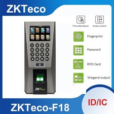 Zkteco F18 TCP/IP Fingerprint Access Control  Time Attendance Central Control