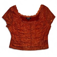 Self-esteem Women's Orange Crop-top