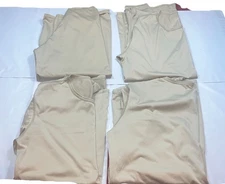 Military base layer TAN SHIRT LOT OF 4, Milliken Polartec long underwear Men’s S