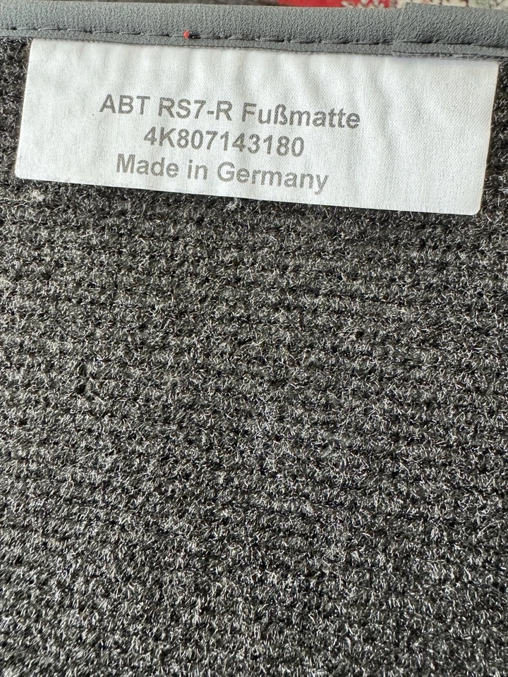 Alfombrillas originales audi rs 7 Foto 4 de 4