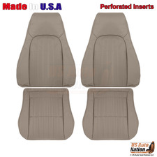 1997-2002 For Chevy Camaro Leatherette Perf Front Replacement Seat Covers Tan