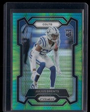 2023 Panini Prizm Julius Brents Hyper Prizm RC /175 #346 Indianapolis Colts