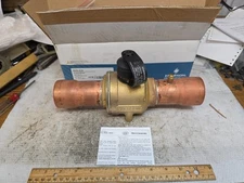 Emerson BVS 218 2.0" ODF Refrigeration Ball Valve with Access Port 806764 New