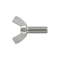 Din 316 FlüGelschraube Amerikansiche Form M8X25 Edelstahl A4 Blank 100 Stk