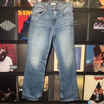 Closed Jeans Women's Denim 30 Italy Made High Rise Straight Leg New Without Tag