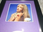 Sabrina Carpenter Hand Signed 8x13.5 Custom Framed "Short N Sweet" CD Display — photo 4