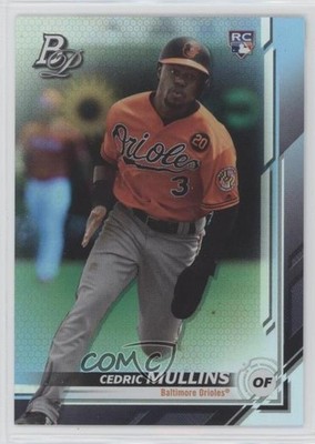 2019 Bowman Platinum Wal-Mart Sky Blue Foil Cedric Mullins #59 Rookie RC 1c7