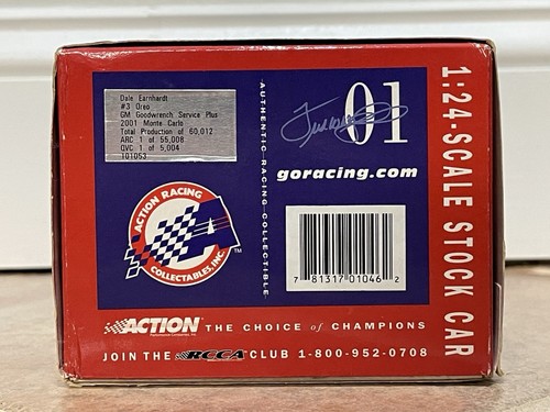 2001 Dale Earnhardt Goodwrench Oreo Bud Shootout Daytona NASCAR Action 1/24 CWC - Picture 13 of 13