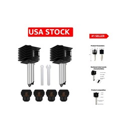 2 Pack Hotend Kit Upgrade with 0.4MM Hardened Steel Nozzle for A1 Mini/A1