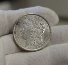 1900 US Morgan Silver Dollar $1 Nice AU Detauils (Cleaned)