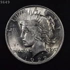 1922 Peace Dollar "CH/BU"