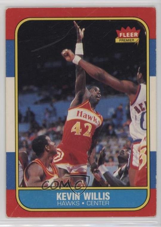 1986-87 Fleer Kevin Willis #126 10ek