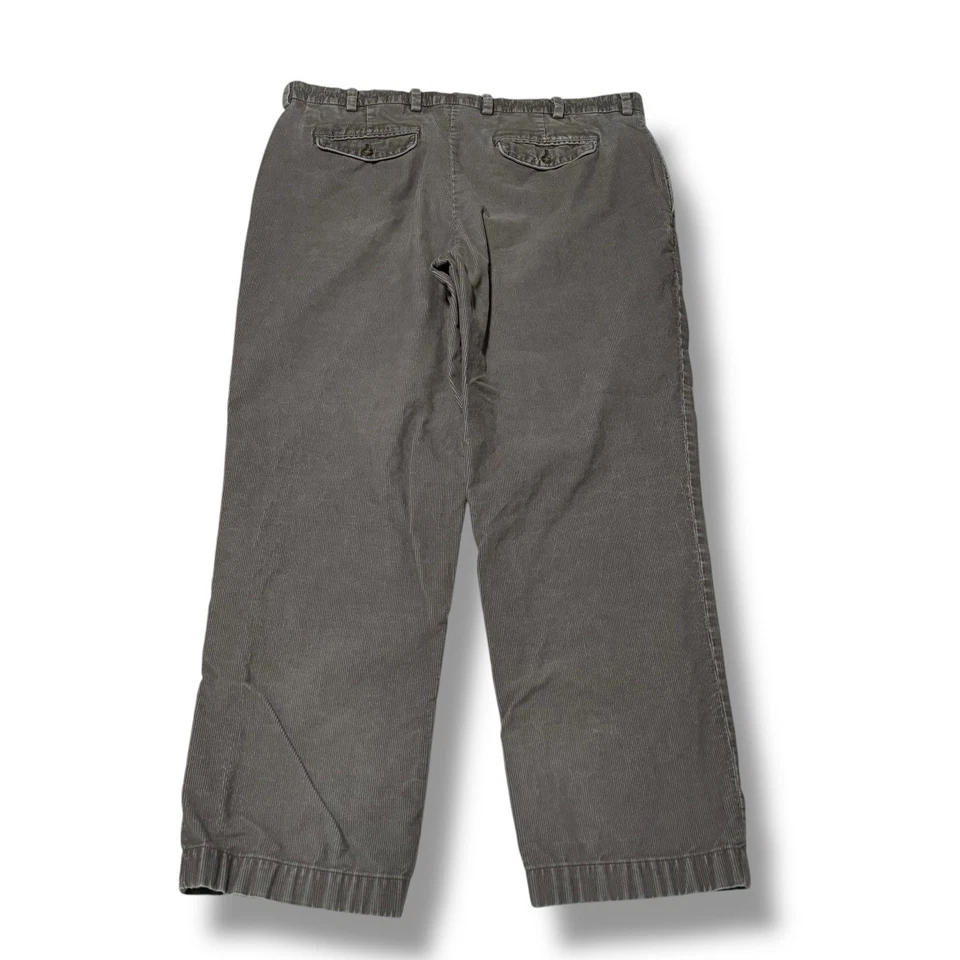 Vintage LL Bean Men's Classic Fit Relaxed Fit Pants Brown *Faded Size 38 x 30 - Image 2 of 4