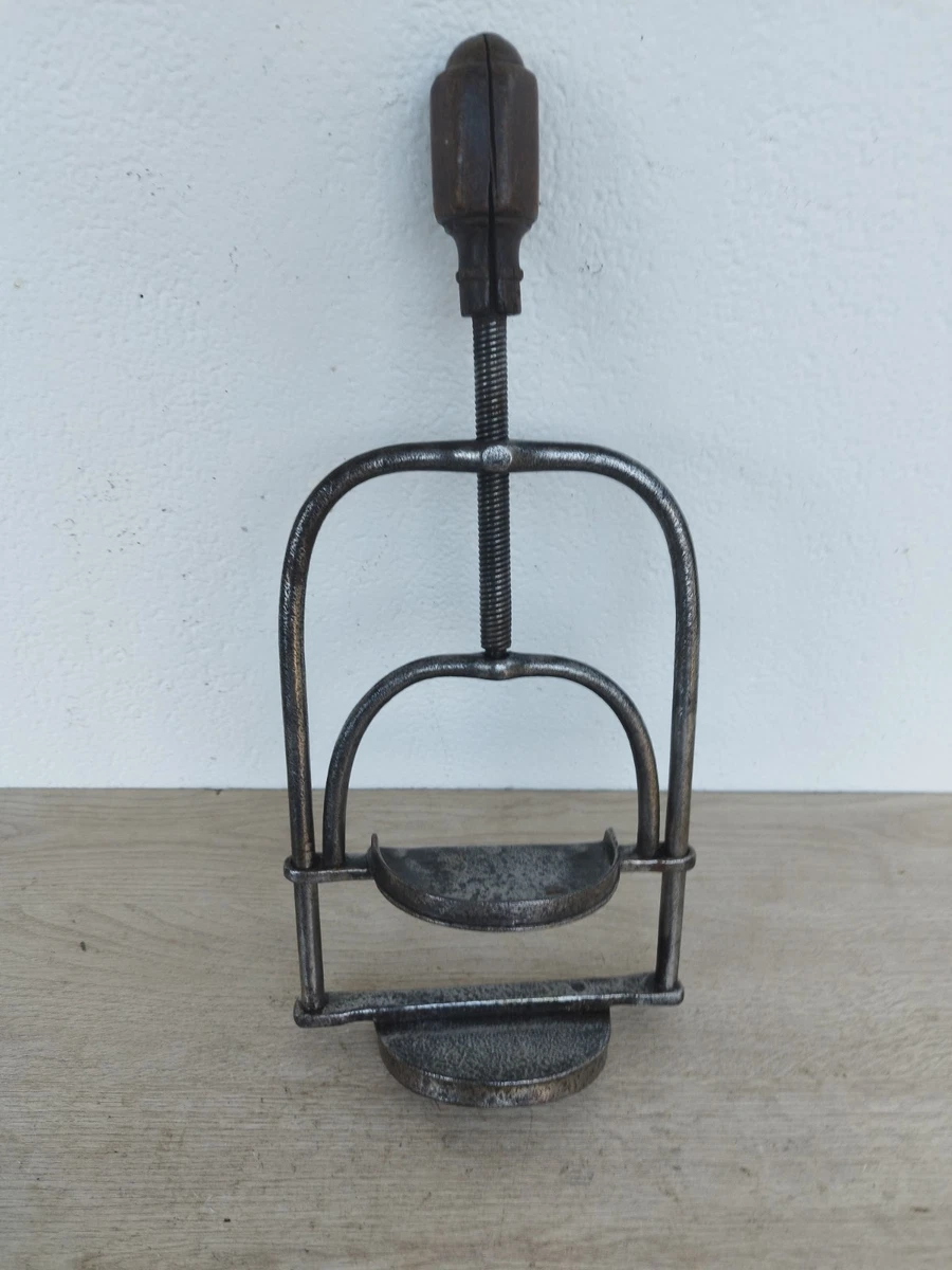 Ancien Outil De Maréchal-ferrant – Jauge De Sabot Niveau Inclinomètre En Laiton
