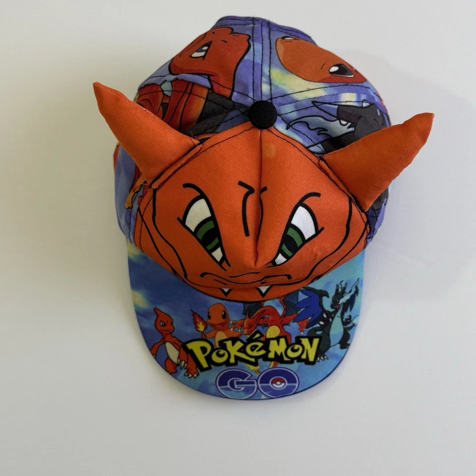 Sombrero Disfraz Halloween Charizard Pokémon Naranja y Azul Sin Marca Foto 3 de 4