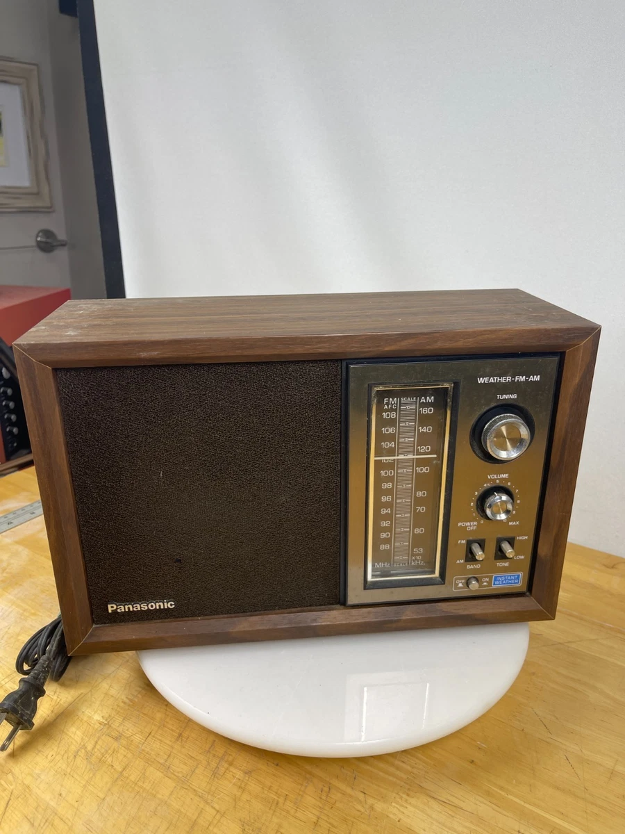 Vintage Panasonic AM FM Radio Indiana Collectible Transistor
