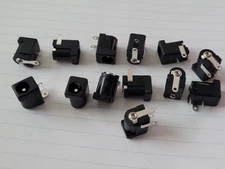 13pcs 5.5mm x 2.1mm  DC Power Supply Jack Socket Female PCB Mount Connector