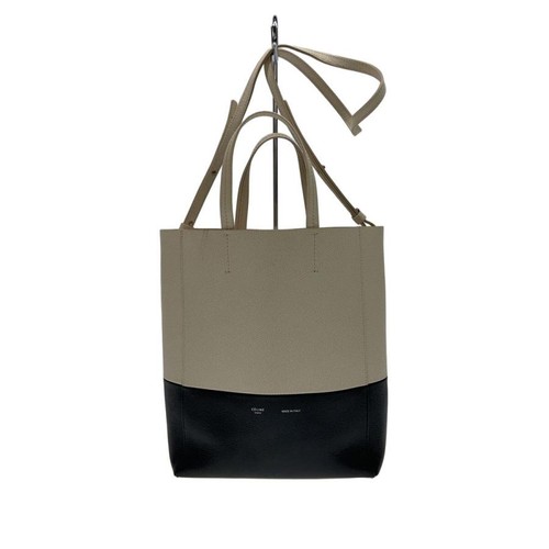 CELINE Vertical Cabas Small Bicolor Tote 3793 - Picture 1 of 8